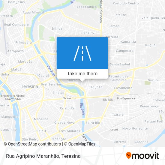 Rua Agripino Maranhão map