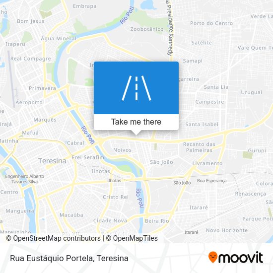 Rua Eustáquio Portela map
