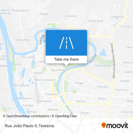 Rua João Paulo II map