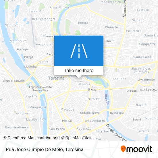 Rua José Olímpio De Melo map