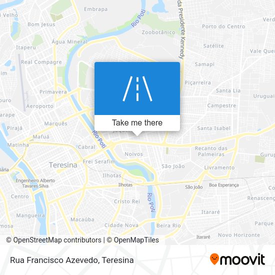 Rua Francisco Azevedo map