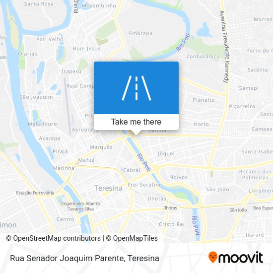 Rua Senador Joaquim Parente map