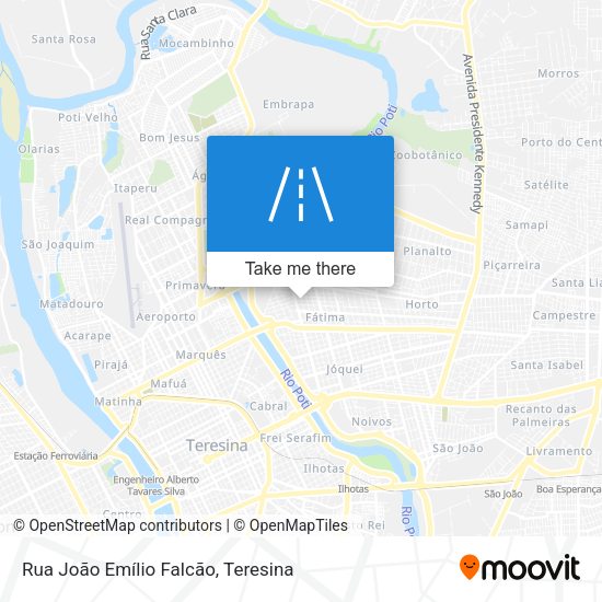 Rua João Emílio Falcão map