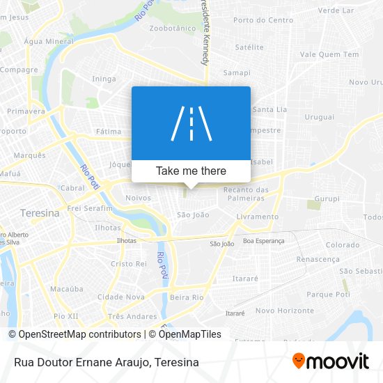 Rua Doutor Ernane Araujo map