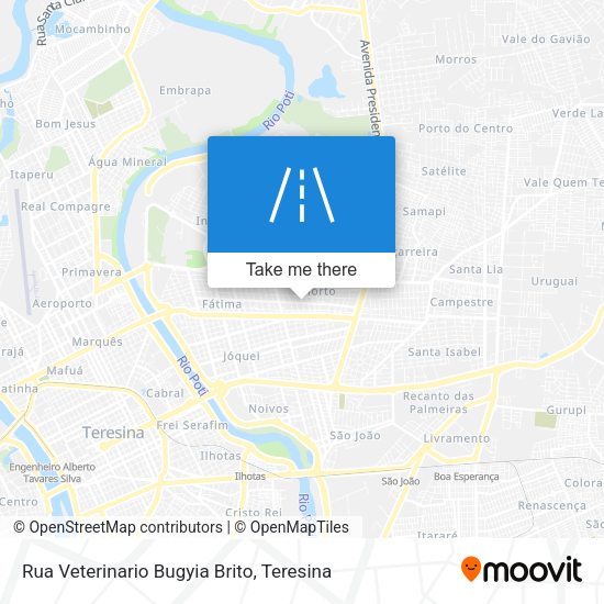 Rua Veterinario Bugyia Brito map