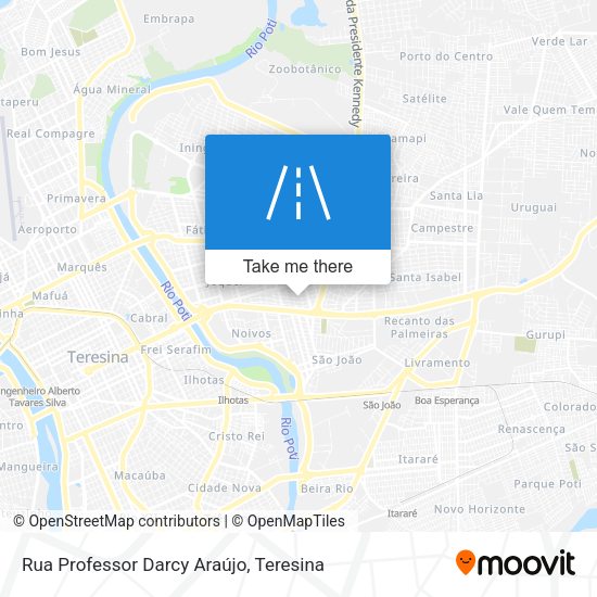 Rua Professor Darcy Araújo map