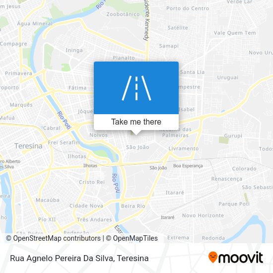 Rua Agnelo Pereira Da Silva map