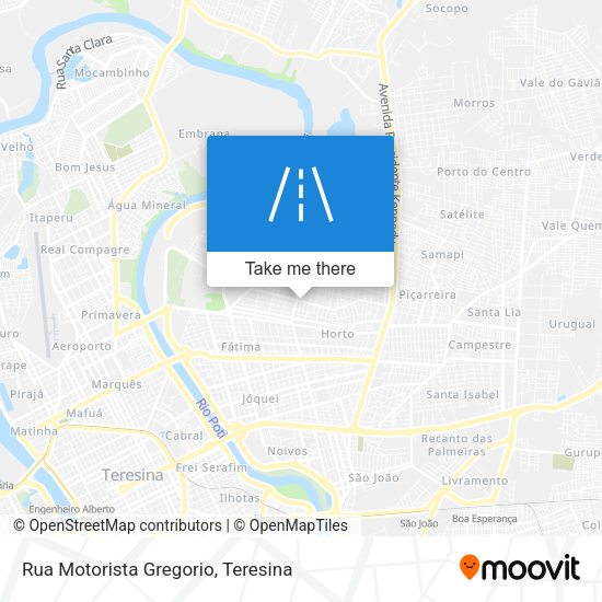 Rua Motorista Gregorio map