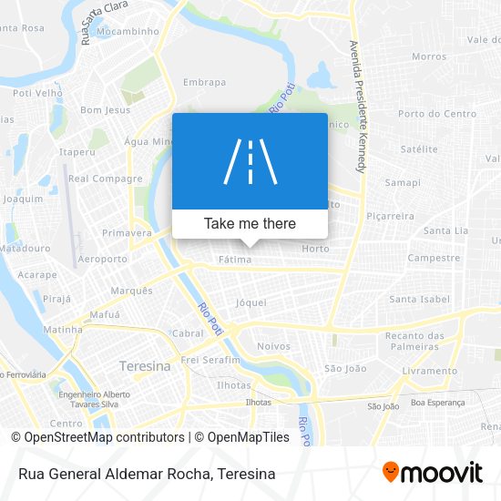 Rua General Aldemar Rocha map