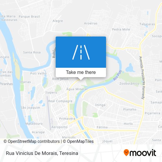 Rua Vinicius De Morais map