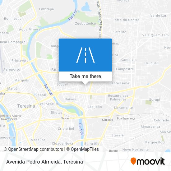Avenida Pedro Almeida map