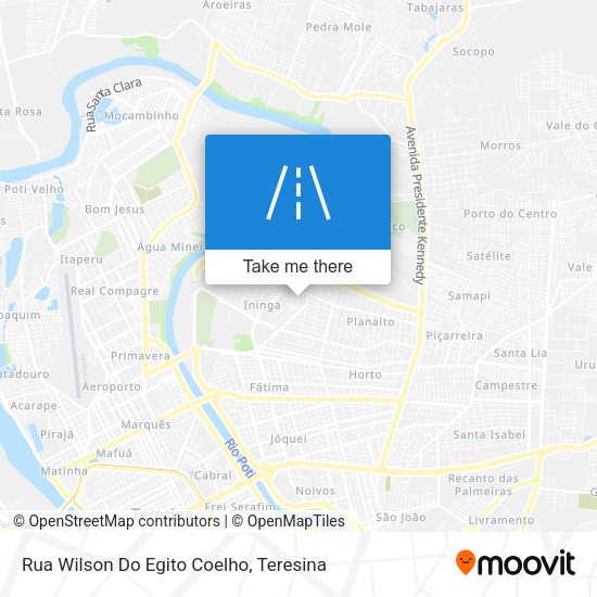 Rua Wilson Do Egito Coelho map