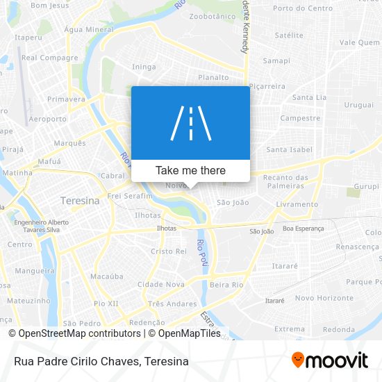Rua Padre Cirilo Chaves map
