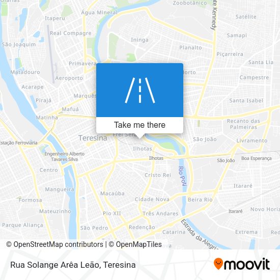 Rua Solange Arêa Leão map