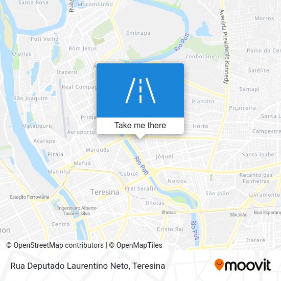 Rua Deputado Laurentino Neto map