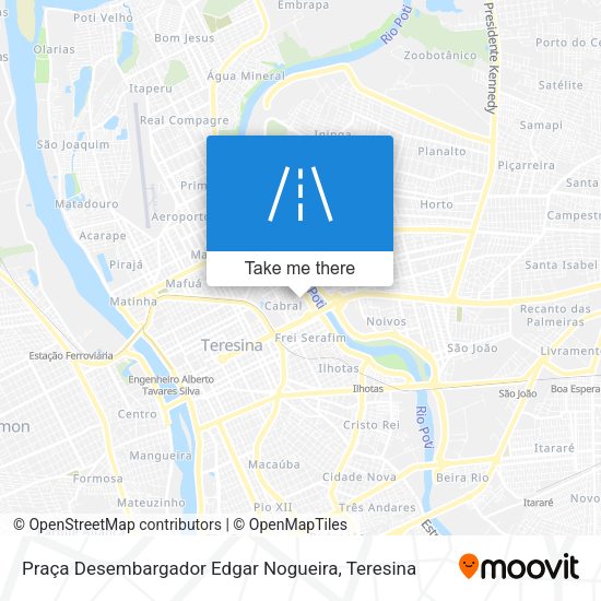 Praça Desembargador Edgar Nogueira map
