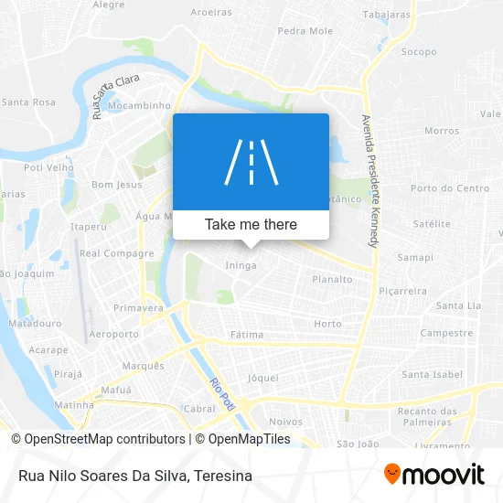 Rua Nilo Soares Da Silva map