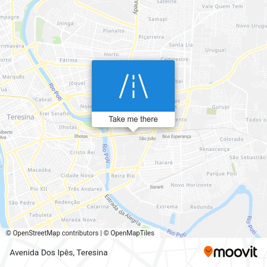 Avenida Dos Ipês map