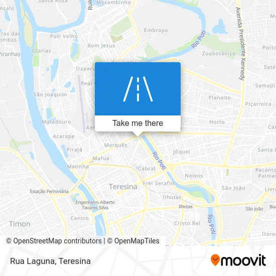 Rua Laguna map