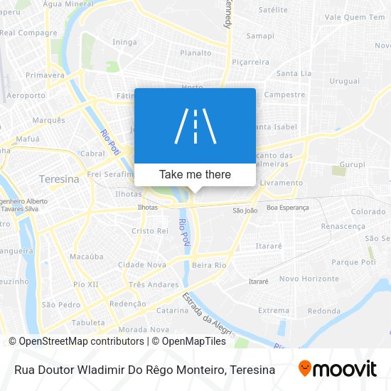 Rua Doutor Wladimir Do Rêgo Monteiro map