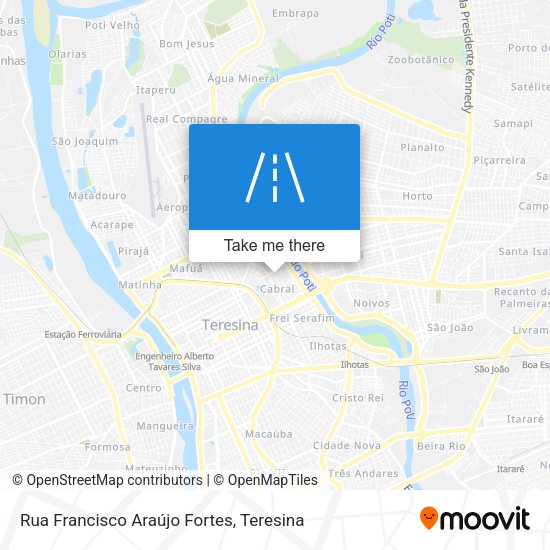 Rua Francisco Araújo Fortes map