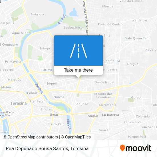 Rua Depupado Sousa Santos map