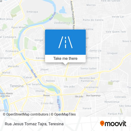 Rua Jesus Tomaz Tajra map