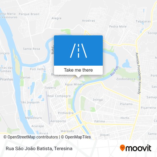 Rua São João Batista map