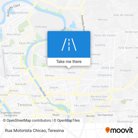 Rua Motorista Chicao map