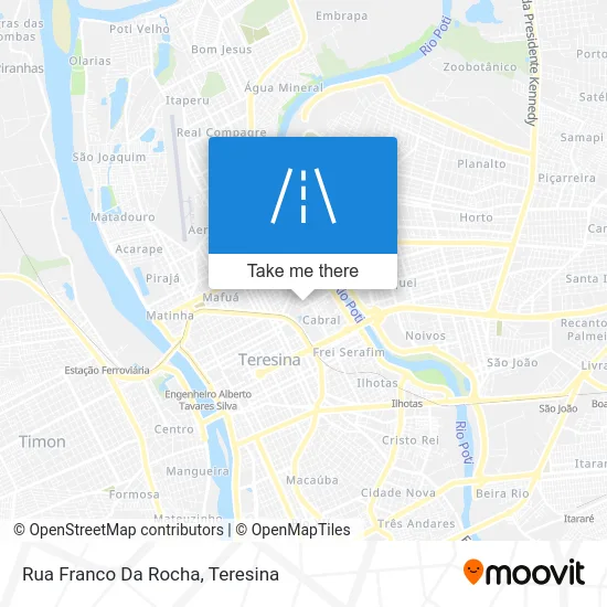 Rua Franco Da Rocha map