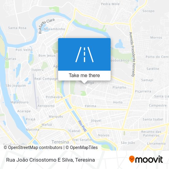 Rua João Crisostomo E Silva map