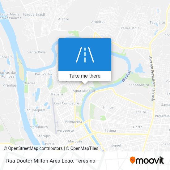 Rua Doutor Milton Area Leão map