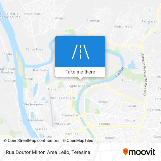 Rua Doutor Milton Area Leão map