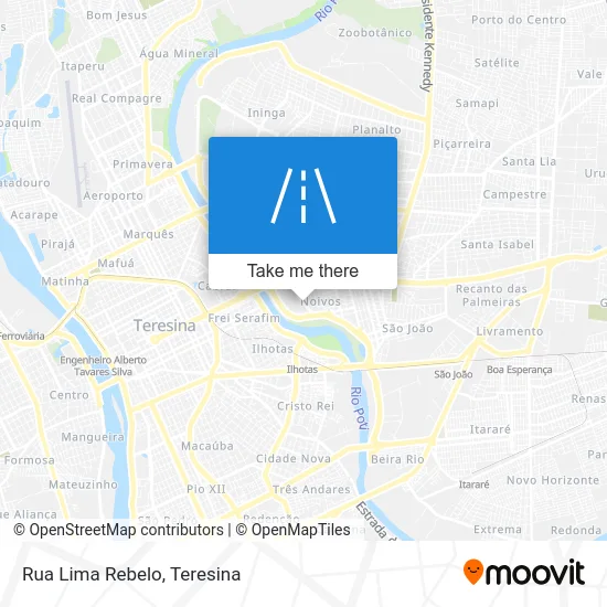 Rua Lima Rebelo map
