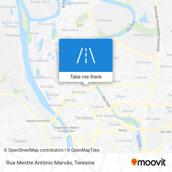 Rua Mestre Antônio Marvão map