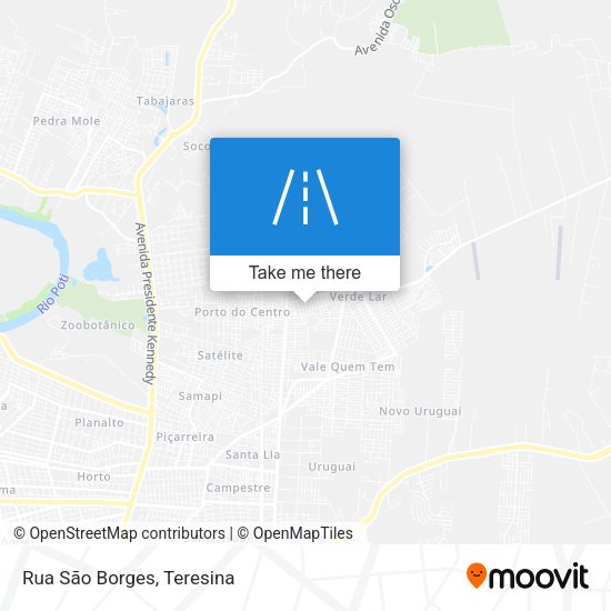 Rua São Borges map