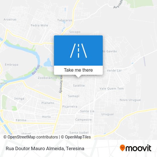 Rua Doutor Mauro Almeida map