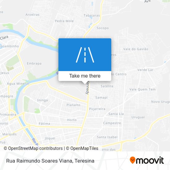 Rua Raimundo Soares Viana map