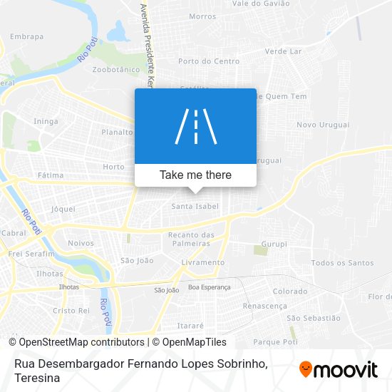 Rua Desembargador Fernando Lopes Sobrinho map