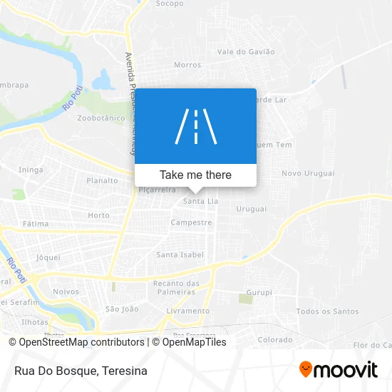 Rua Do Bosque map