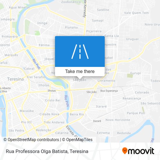 Rua Professora Olga Batista map