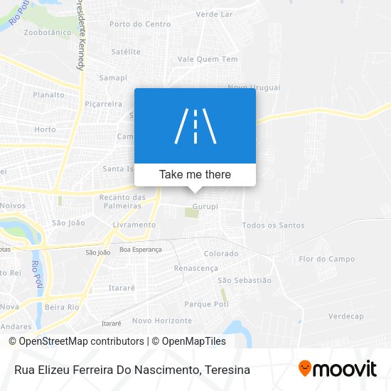 Rua Elizeu Ferreira Do Nascimento map