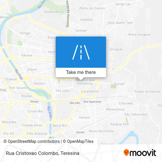 Rua Cristovao Colombo map