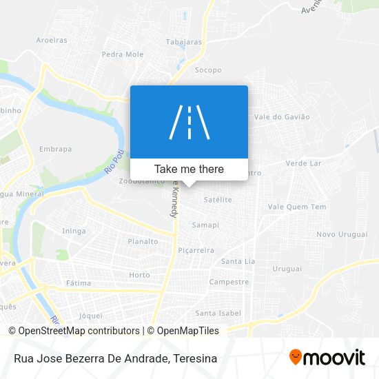 Rua Jose Bezerra De Andrade map