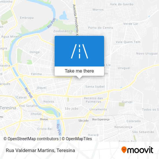 Rua Valdemar Martins map
