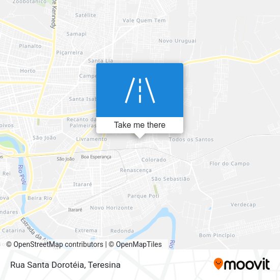 Rua Santa Dorotéia map