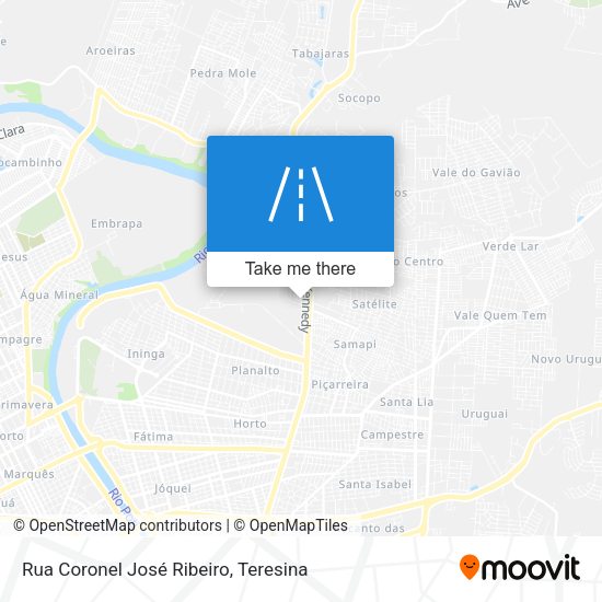 Rua Coronel José Ribeiro map
