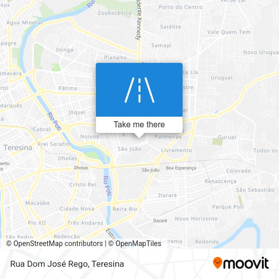 Rua Dom José Rego map