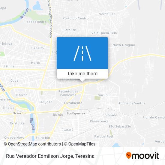 Rua Vereador Edmilson Jorge map