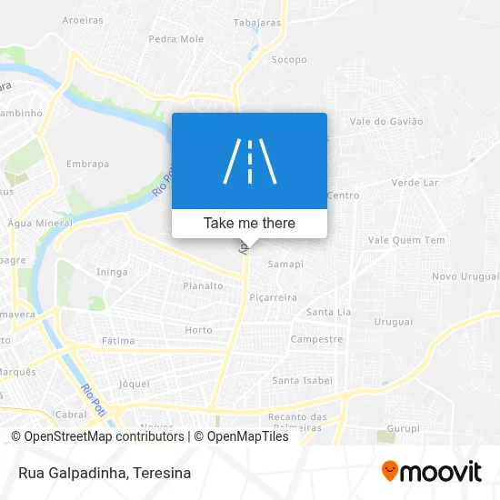 Rua Galpadinha map
